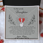To My Lovely Daughter Love Mom - Alluring Beauty Necklace
