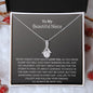 To My beautiful Niece - Alluring Beauty Necklace
