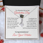 To A Beautiful Girl on Her Graduation Day Love Mother - Alluring Beauty Necklace