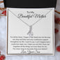 To My Beautiful Mother - Alluring Beauty Necklace
