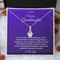To My Amazing Granddaughter - Alluring Beauty Necklace