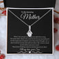 To My Amazing Mother Love Son - Alluring Beauty Necklace