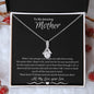 To My Amazing Mother Love Son - Alluring Beauty Necklace