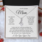 To My Loving Mom Love Your Son - Alluring Beauty Necklace