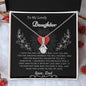 To My Lovely Daughter Love Dad - Alluring Beauty Necklace