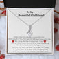 To My Beautiful Girlfriend - Alluring Beauty Necklace