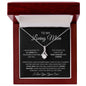To My Loving Mother Love Son - Alluring Beauty Necklace