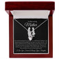 To My Loving Mother Love Your Daughter - Alluring Beauty Necklace