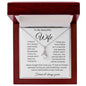 To My Beautiful Wife - Alluring Beauty Necklace
