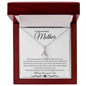 To My Amazing Mother Love Son - Alluring Beauty Necklace
