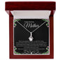 To My Amazing Mother Love Son - Alluring Beauty Necklace