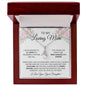 To My Loving Mother Love Daughter - Alluring Beauty Necklace