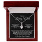 To My Loving Mother Love Daughter - Alluring Beauty Necklace
