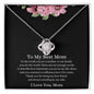 To My Best Mom - Love Knot Necklace