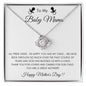 To My Baby Mama - Love Knot Necklace