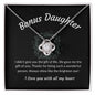 Bonus Daughter Love Knot Necklace