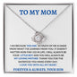 To My Mom Love Son - Love Knot Necklace