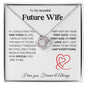 To My Beautiful Future Wife - Love Knot Necklace