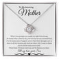 To My Amazing Mother Love Son - Love Knot Necklace