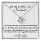 To My Beautiful Soulmate - Love Knot Necklace