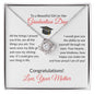 To A Beautiful Girl on Her Graduation Day Love Mother - Love Knot Necklace