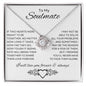 To My Soulmate - Love Knot Necklace