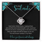 To My Soulmate - Love Knot Necklace
