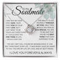 To My Soulmate - Love Knot Necklace