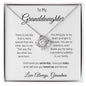 To My Granddaughter - Love Knot