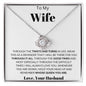 To My Wife - Love Knot Necklace