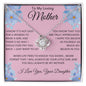 To My Loving Mother - Love Knot Necklace