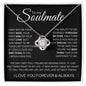To My Soulmate - Love Knot Necklace