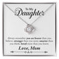 To My Daughter - Love Knot Necklace