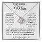 To My Caring Mom Love Your Son - Love Knot Necklace