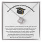 Congratulations on your graduation! - Love Knot Necklace