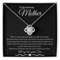 To My Amazing Mother Love Son - Love Knot Necklace