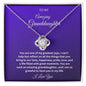 To My Amazing Granddaughter - Love Knot Necklace