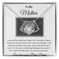 To My Mother - Love Knot Necklace