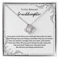To My Beloved Granddaughter - Love Knot Necklace
