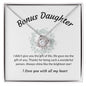 Bonus Daughter Love Knot Necklace