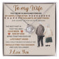To My Wife - Love Knot Necklace