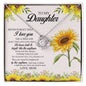 To My Daughter Love Mom- Love Knot Necklace