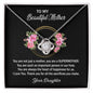 To My Beautiful Mother Love your Daughter - Love Knot Necklace