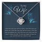 To My Wife - Love Knot Necklace