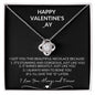 HAPPYVALENTINE'S_AY -LOVE KNOT NECKLACE