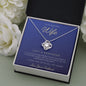 To My Beautiful Wife - Love Knot Necklace