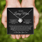 To My Loving Mother Love Son - Love Knot Necklace