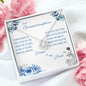 To My Granddaughter- Love Knot Necklace