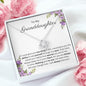 To My Granddaughter - Love Knot Necklace
