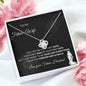 To My Future Wife - Love Knot Necklace